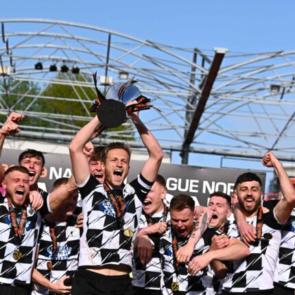 Gateshead lift the Vanarama National League North trophy