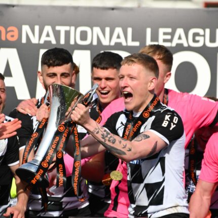 Gateshead lift the Vanarama National League North trophy