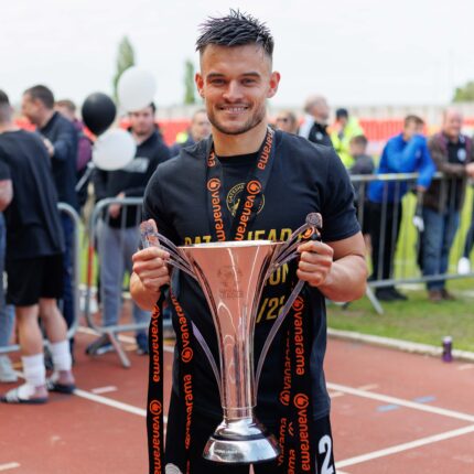 Gateshead lift the Vanarama National League North trophy