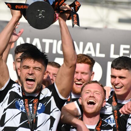 Gateshead lift the Vanarama National League North trophy