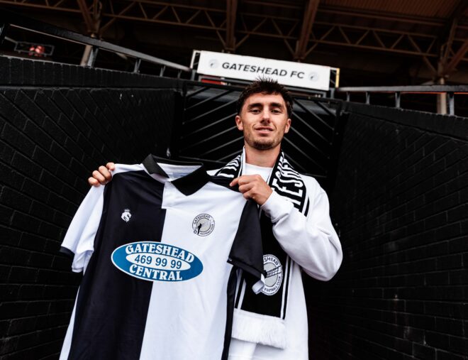 Rocco Coyle joins Gateshead FC on two-year deal
