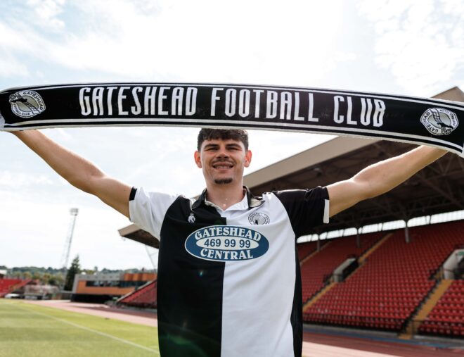 Alex Lankshear joins Gateshead FC on one-year deal