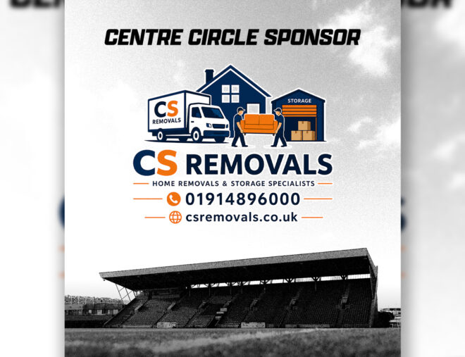Gateshead FC announce CS Removals as 2026/27 Centre Circle Sponsor